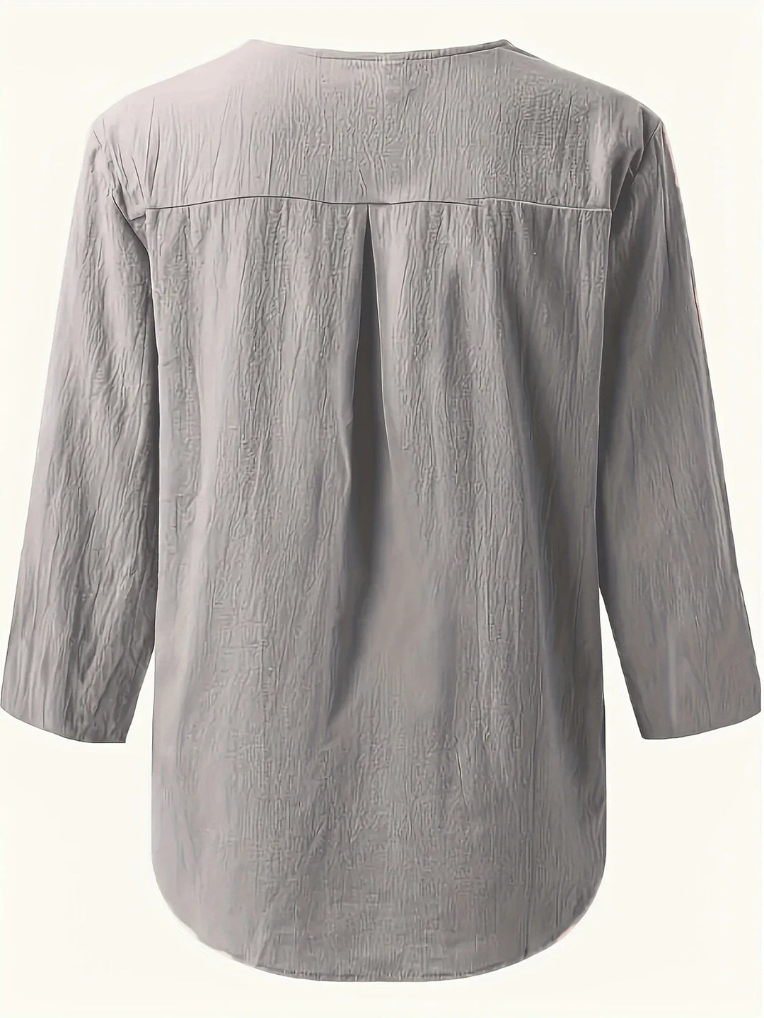 Mykaela – Blusa Casual in Cotone e Lino