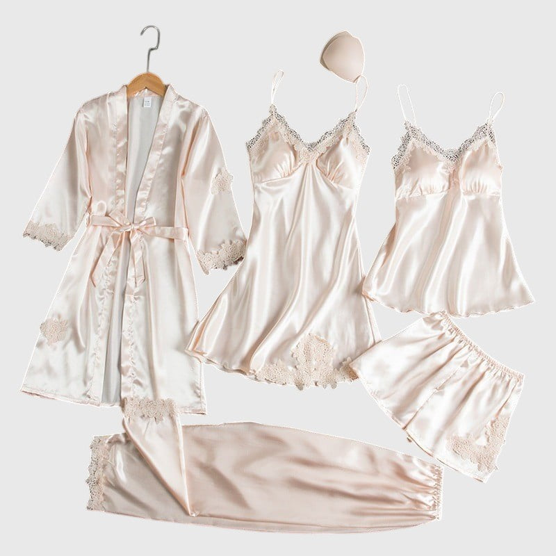 Marit - Set da notte da donna in 5 pezzi