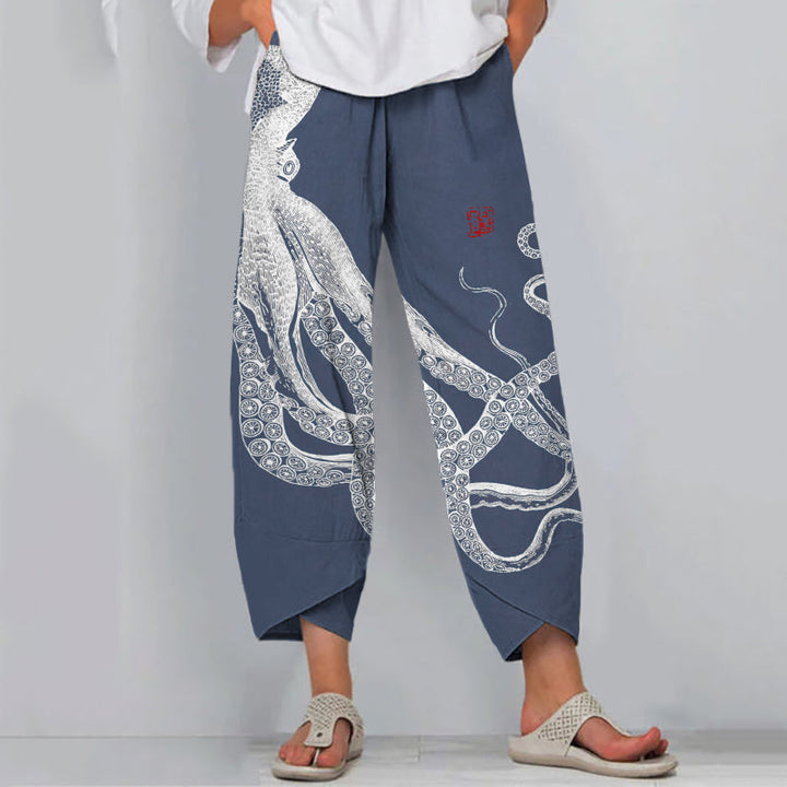 Olivia | Pantaloni Tentacoli Inkwave