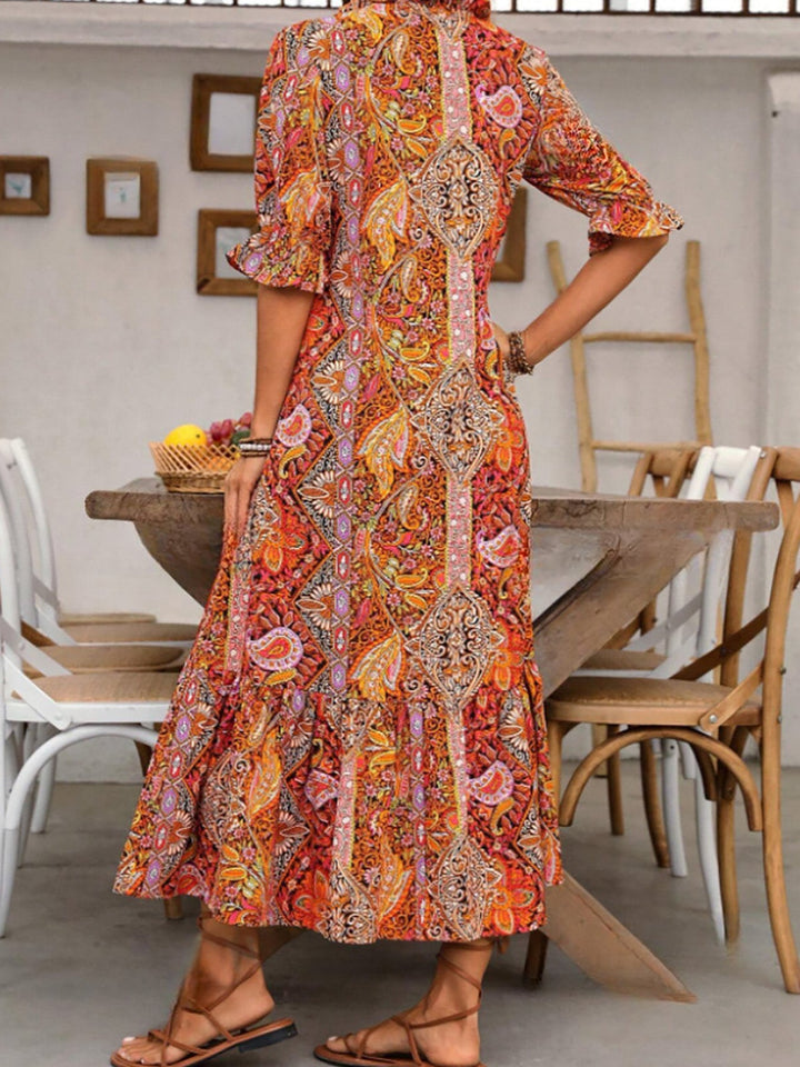 Ailsa – Abito Midi Boho Stampato