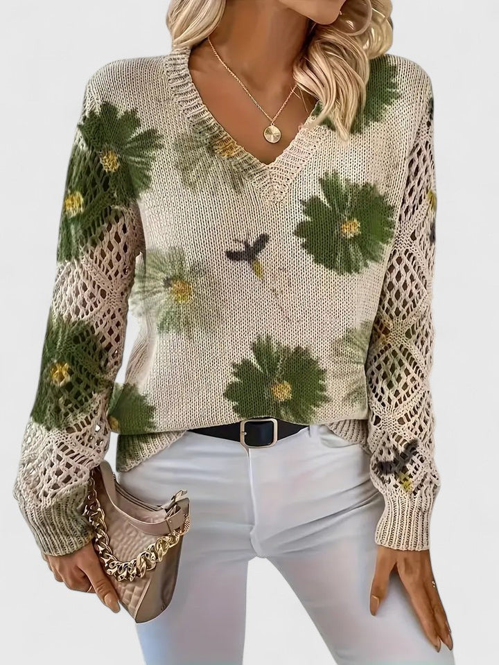 Kaiti | Elegante Maglione Floreale