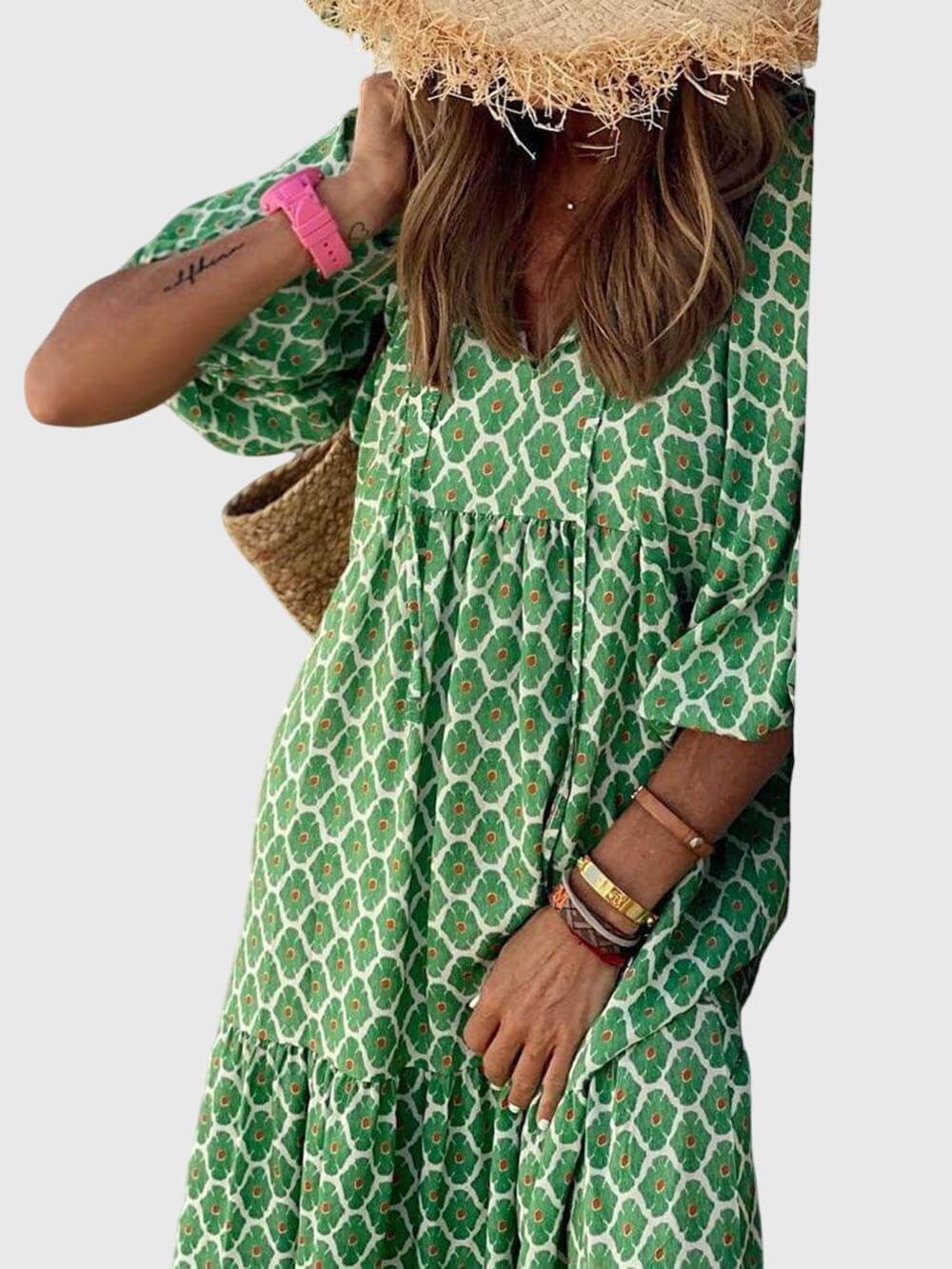 Dawn - Elegante maxi dress largo