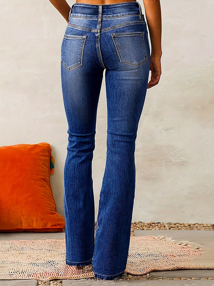 Eva™ | Jeans a vita alta svasati