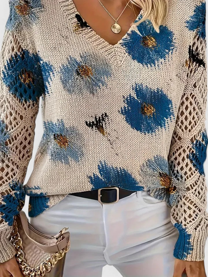 Kaiti | Elegante Maglione Floreale