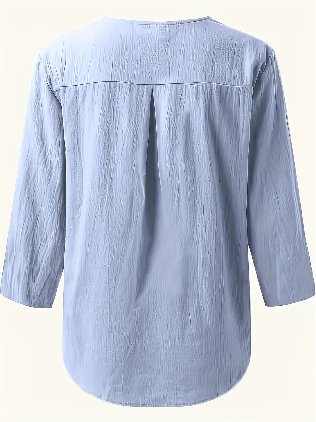 Mykaela – Blusa Casual in Cotone e Lino