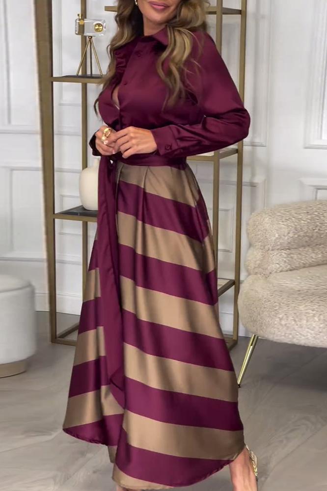 Emma - Abito Elegante a Righe