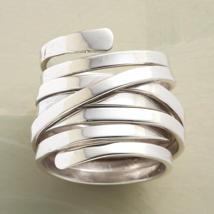 Bliss - Anello in Argento Spesso Vintage