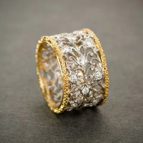 Mika - Anello in Zirconia Vintage Ivy
