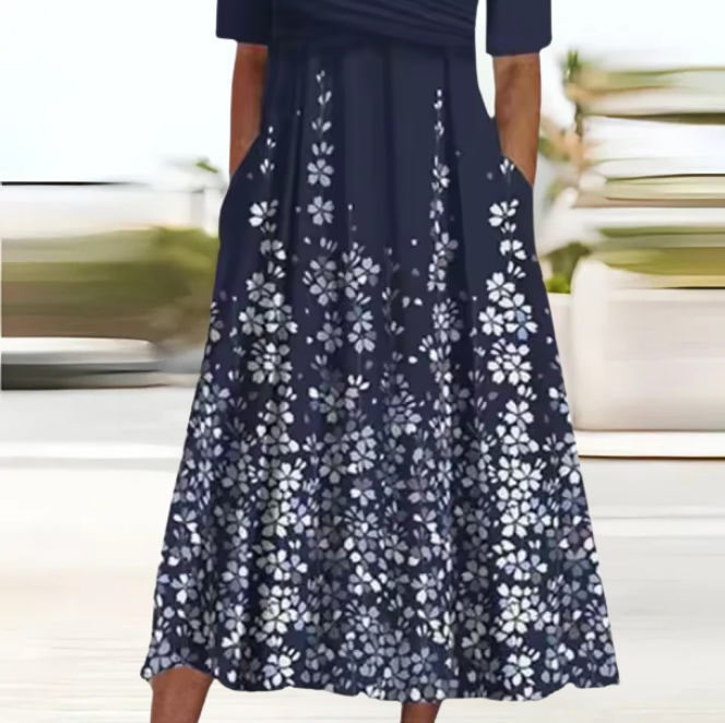 Tuta Blu Navy con Maniche Corte e Tasche Laterali