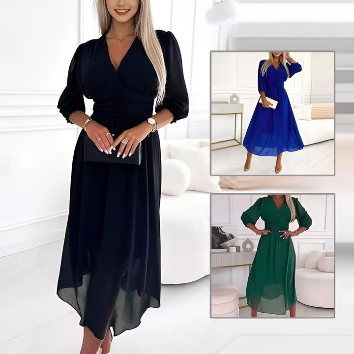 Chiara™ - Elegante abito estivo in chiffon di seta ultraleggero