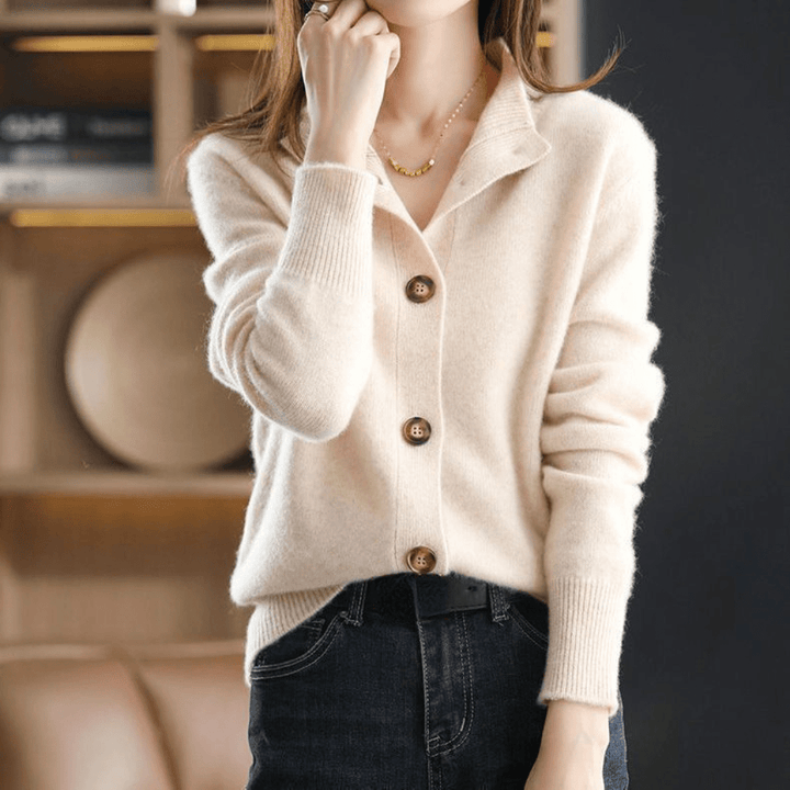 Anny | Cardigan Elegante e Lussuoso con Bottoni