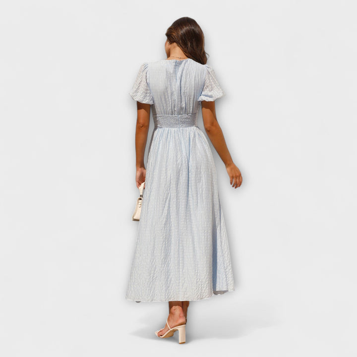 Enrica – Maxikleid mit V-Ausschnitt