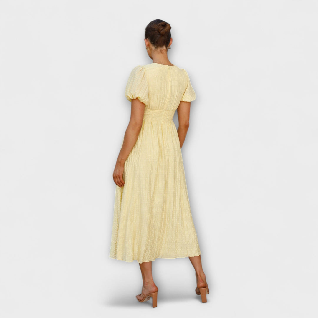 Enrica – Maxikleid mit V-Ausschnitt