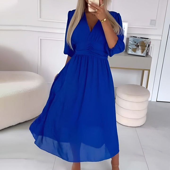 Chiara™ - Elegante abito estivo in chiffon di seta ultraleggero