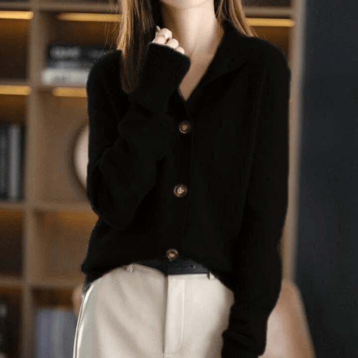 Anny | Cardigan Elegante e Lussuoso con Bottoni