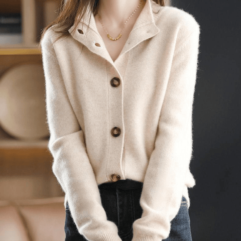 Anny | Cardigan Elegante e Lussuoso con Bottoni