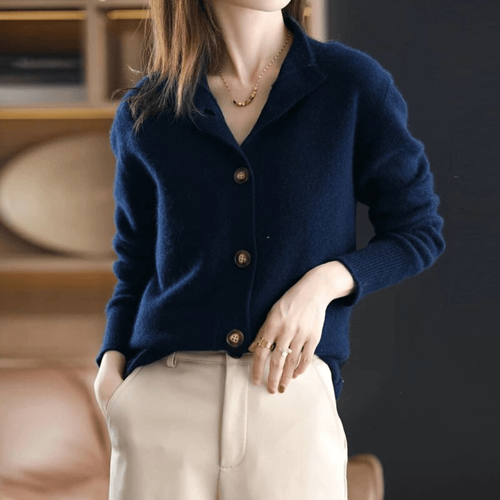 Anny | Cardigan Elegante e Lussuoso con Bottoni