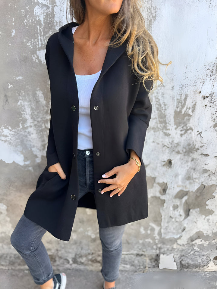 Comfi | elegante giacca con cappuccio casual