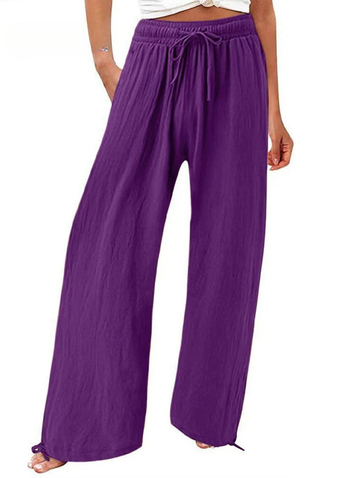 Olwen™ | Pantaloni Larghi Comodi a Gamba Larga