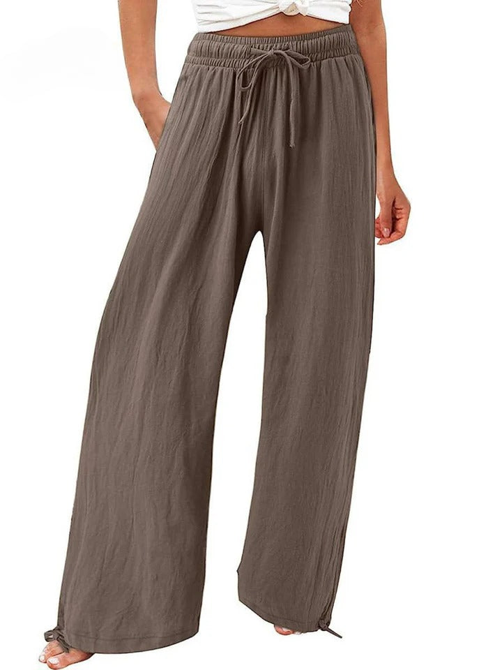 Olwen™ | Pantaloni Larghi Comodi a Gamba Larga