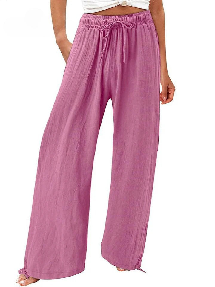 Olwen™ | Pantaloni Larghi Comodi a Gamba Larga