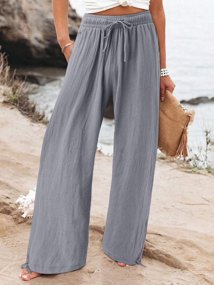 Olwen™ | Pantaloni Larghi Comodi a Gamba Larga