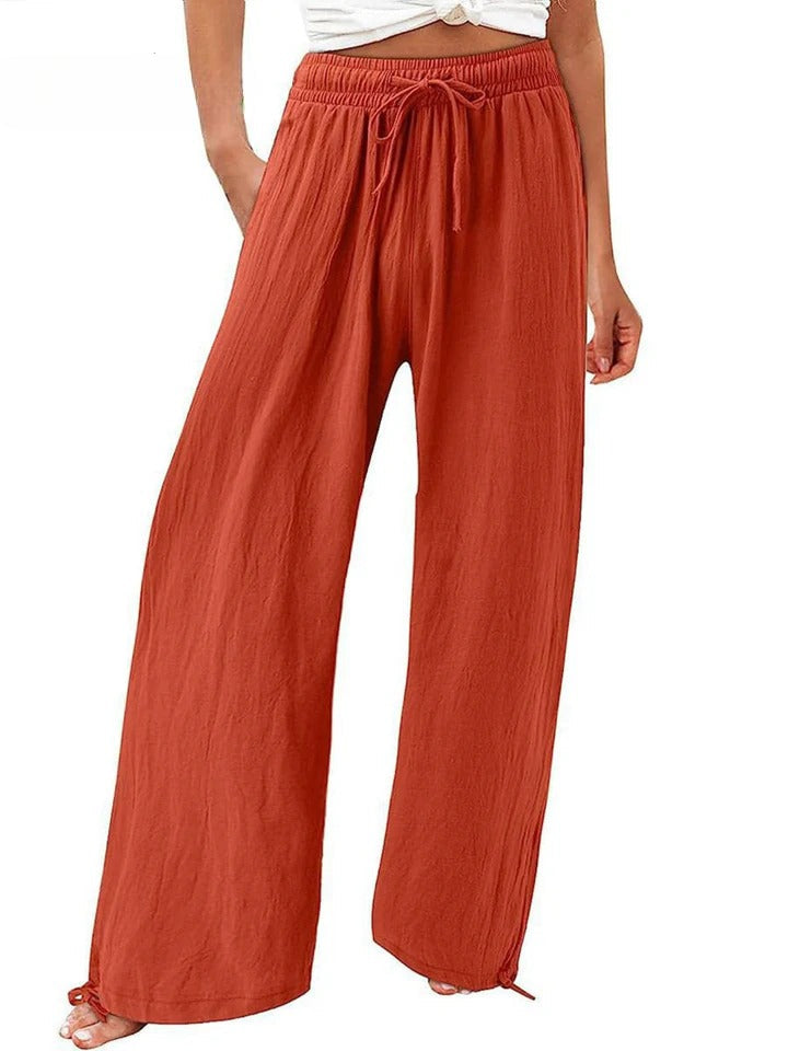 Olwen™ | Pantaloni Larghi Comodi a Gamba Larga