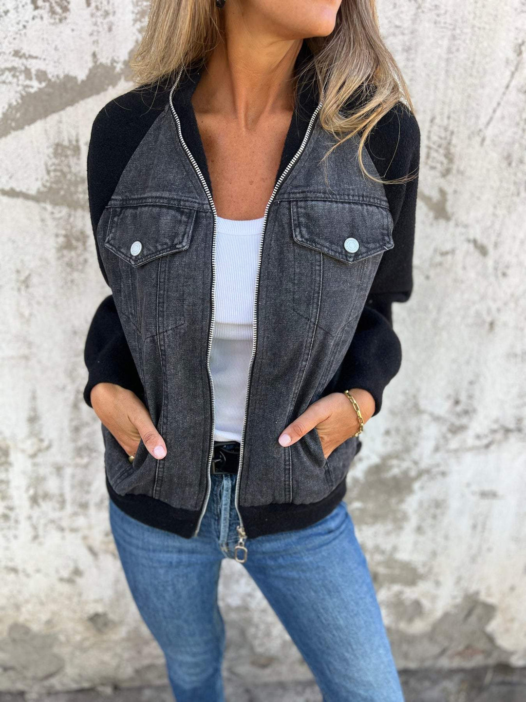 Zoe™ - Giacca in Denim Stilet