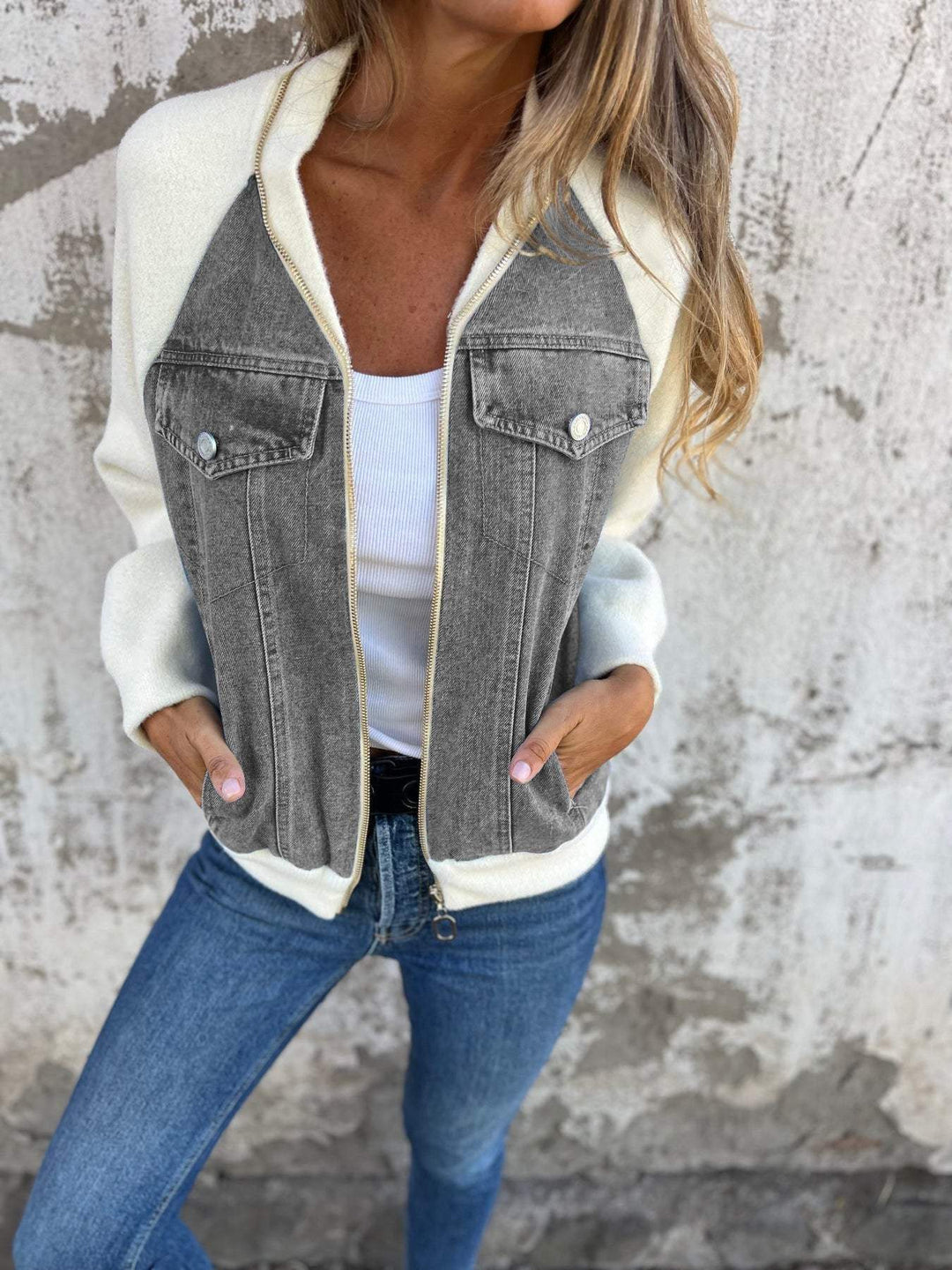 Zoe™ - Giacca in Denim Stilet