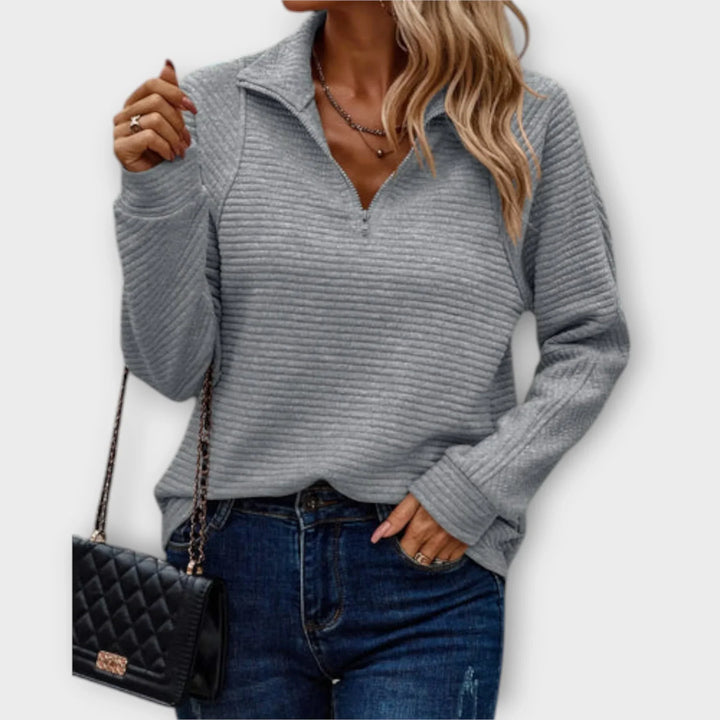 Seren – Pullover con Mezza Zip