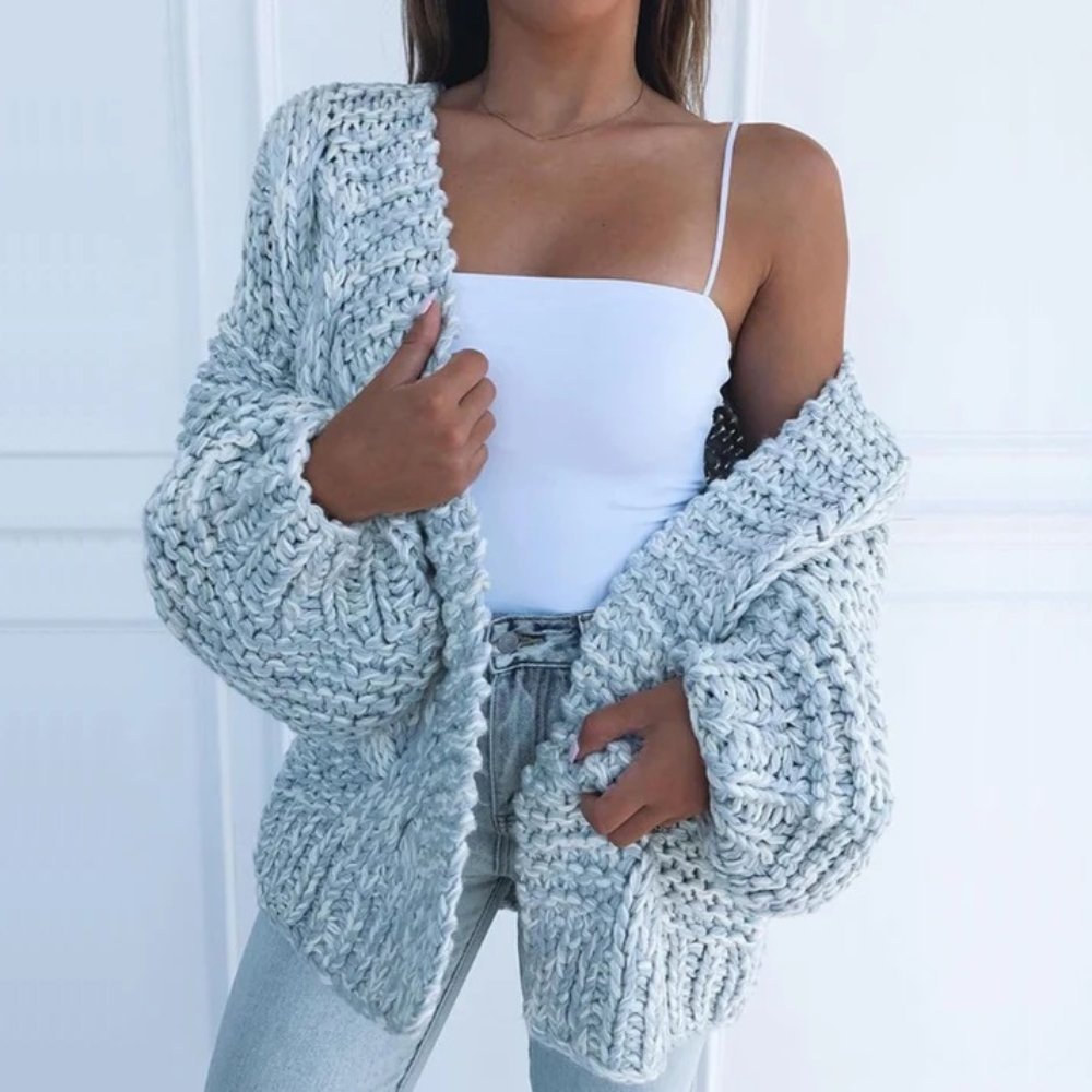 Eleanor – Cardigan Relaxed a Maglia Grossa