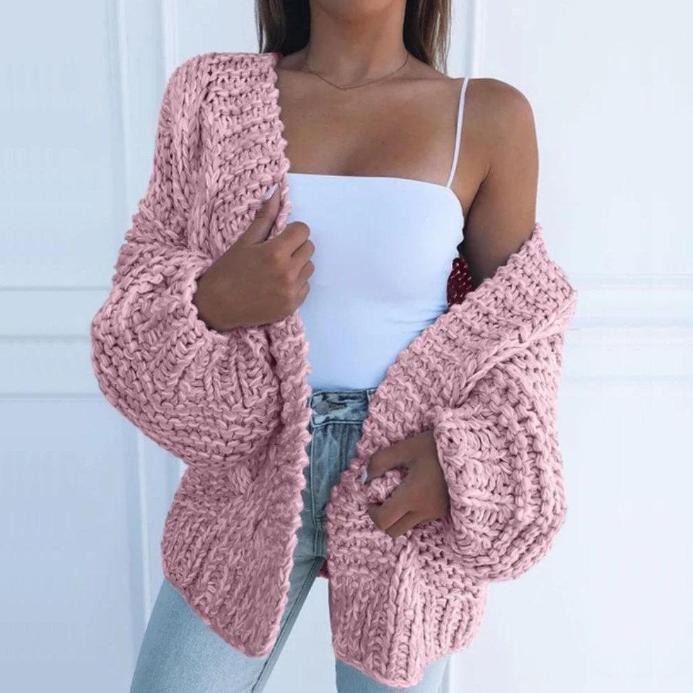 Eleanor – Cardigan Relaxed a Maglia Grossa
