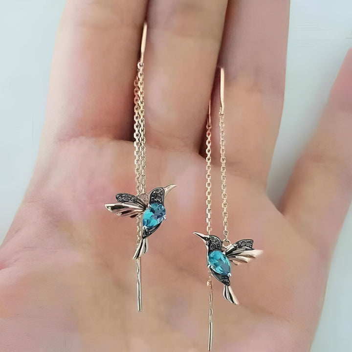Orecchini a forma di Colibrì