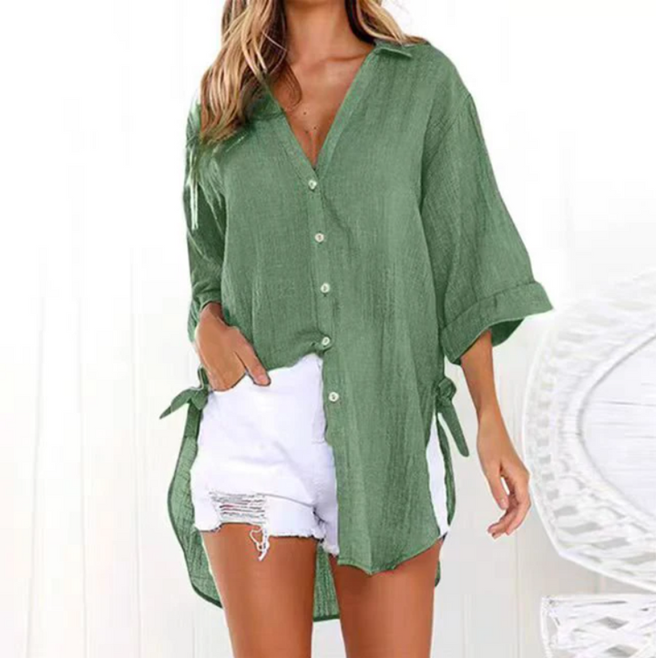 Camicia con Lacci ai Fianchi