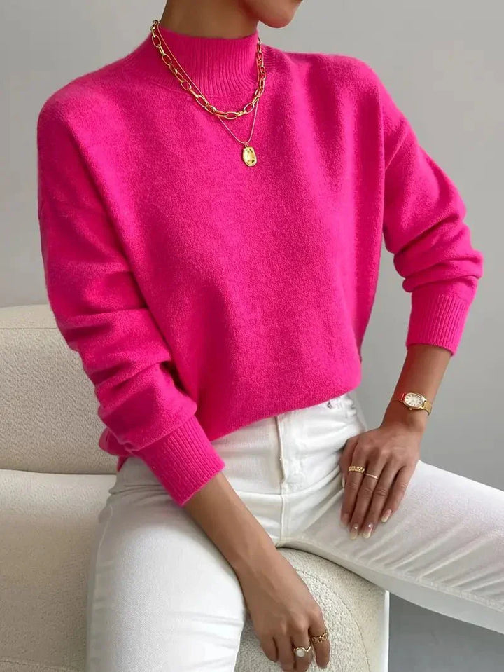 Marilena | Maglione Elegante con Collo Alto