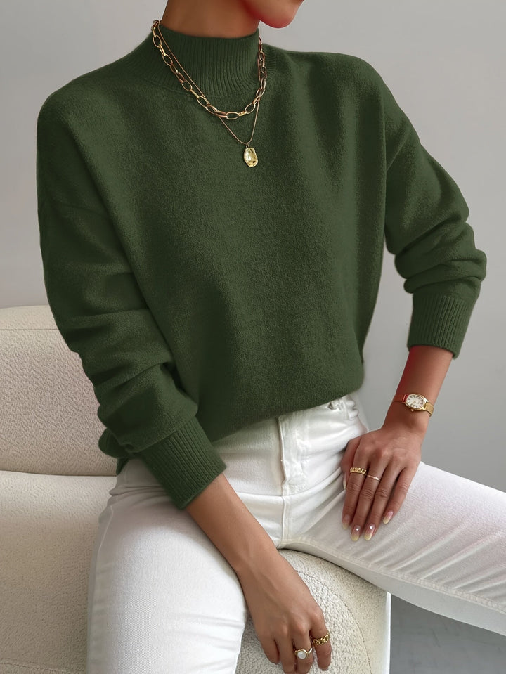 Marilena | Maglione Elegante con Collo Alto
