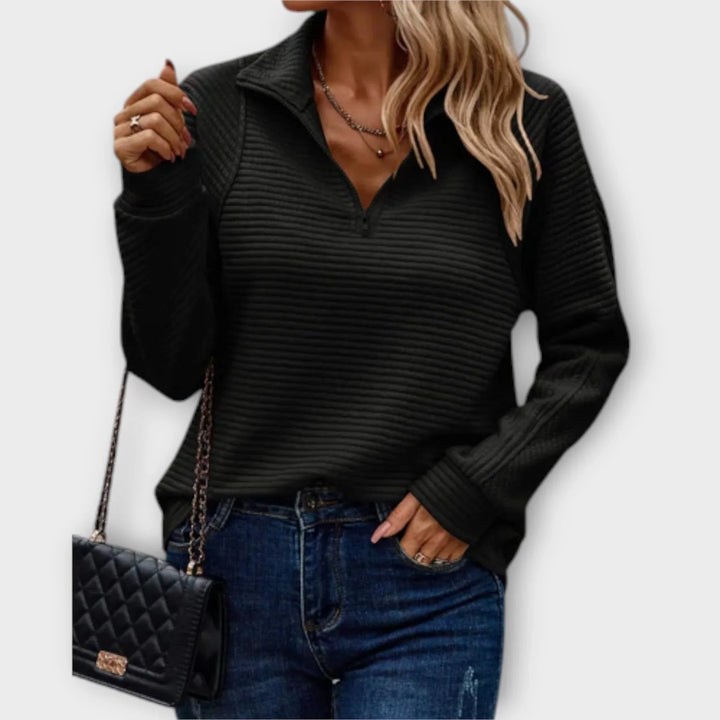 Seren – Pullover con Mezza Zip