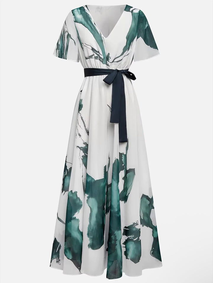 Winonah | Abito Maxi Acquerello