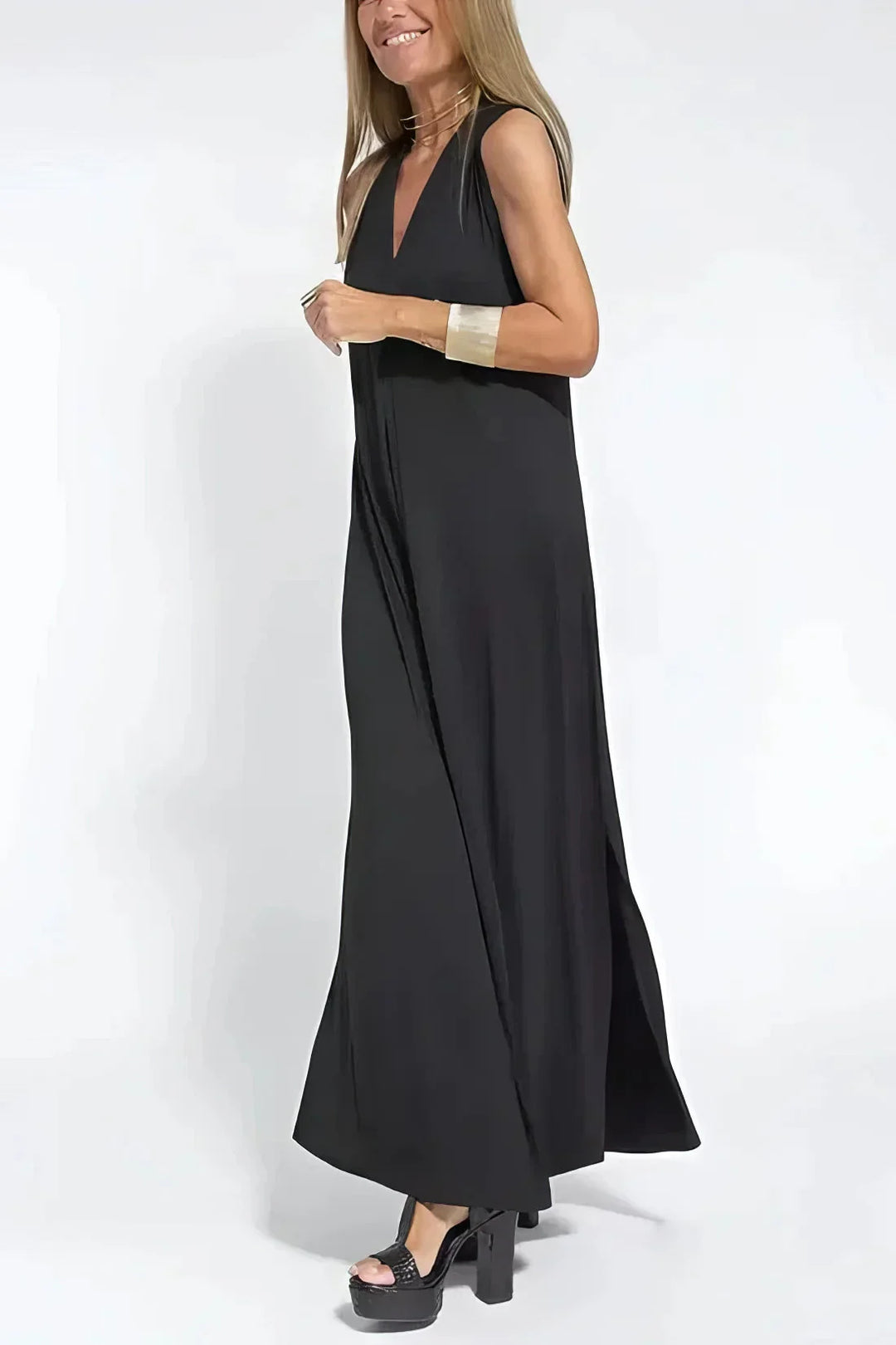 Nicole™ – Elegante Maxibito con cardigan coordinato