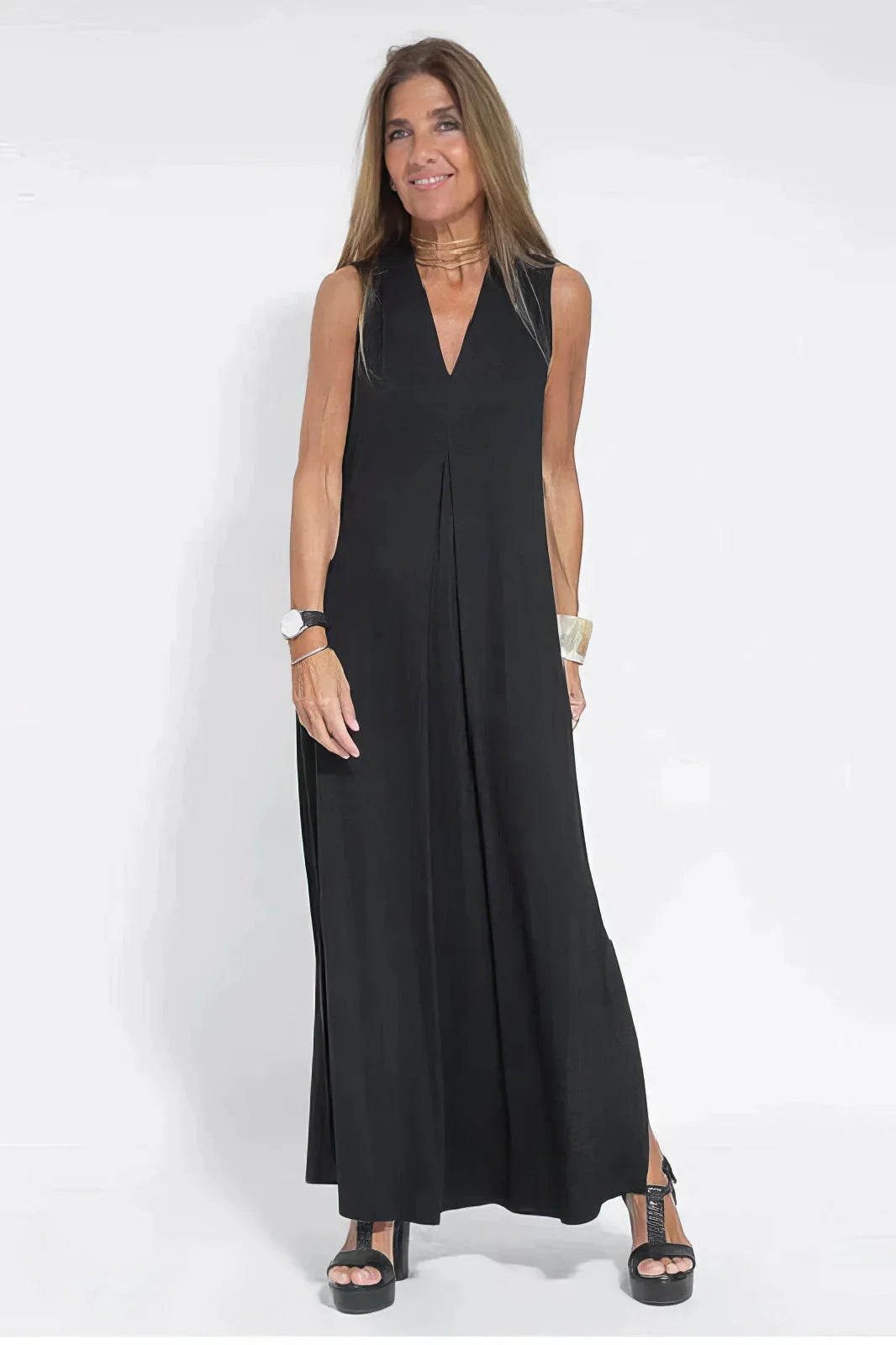 Nicole™ – Elegante Maxibito con cardigan coordinato