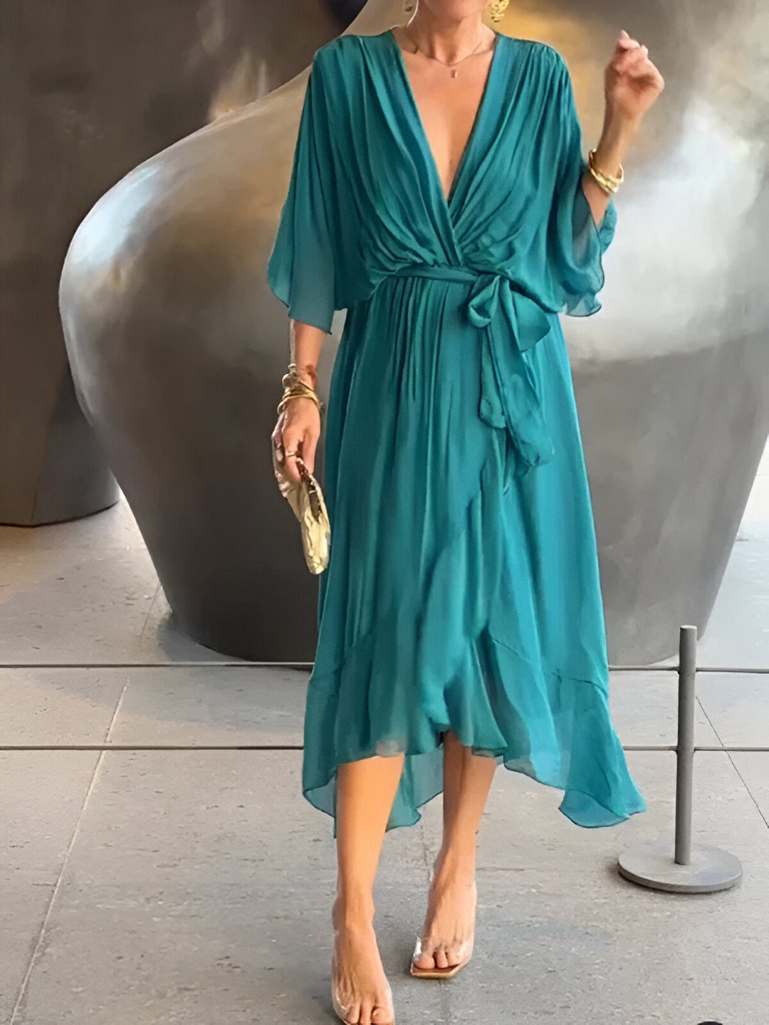 Audrey | Abito Elegante in Chiffon