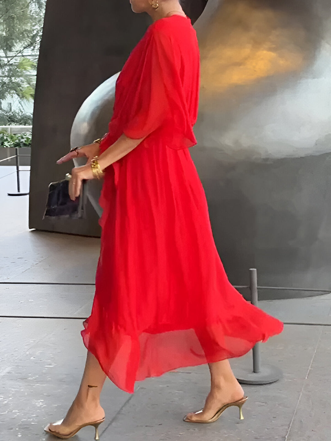 Audrey | Abito Elegante in Chiffon