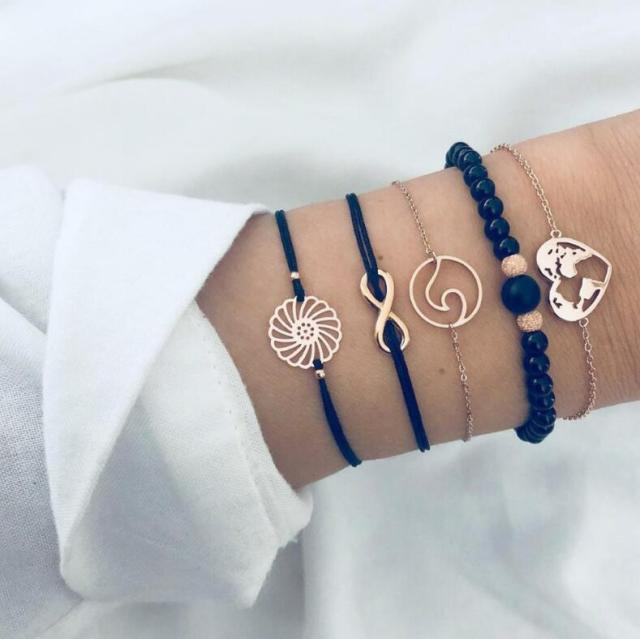 Joy - Pacchetto di 5 Bracciali Premium Unici