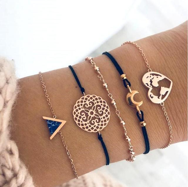 Joy - Pacchetto di 5 Bracciali Premium Unici