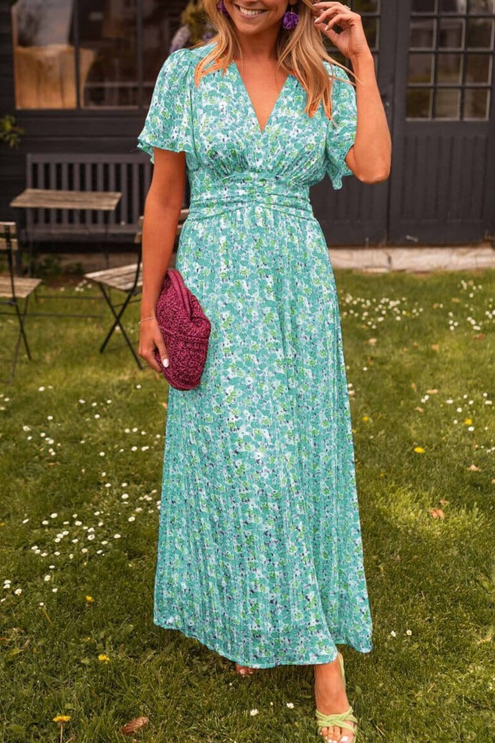 Sandra™ | Elegante Maxi-abito con scollatura a V