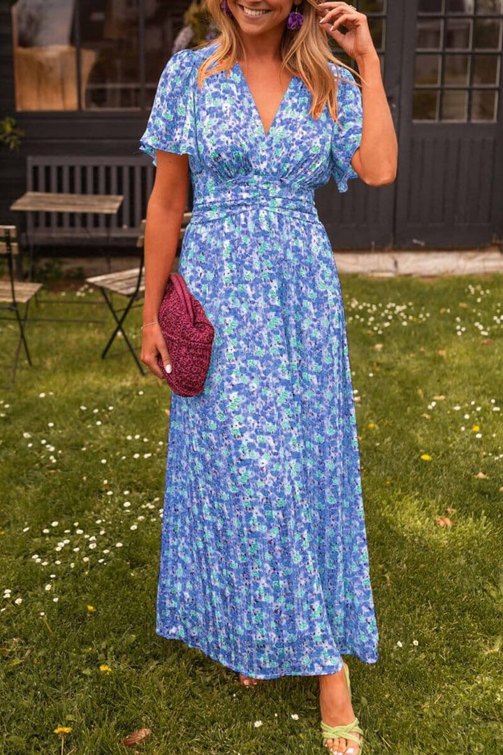 Sandra™ | Elegante Maxi-abito con scollatura a V