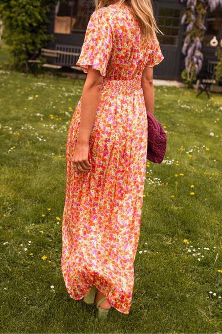 Sandra™ | Elegante Maxi-abito con scollatura a V