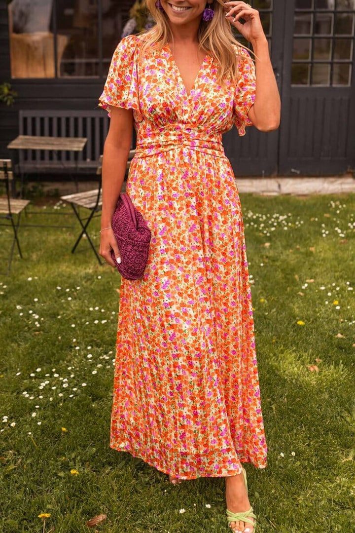 Sandra™ | Elegante Maxi-abito con scollatura a V