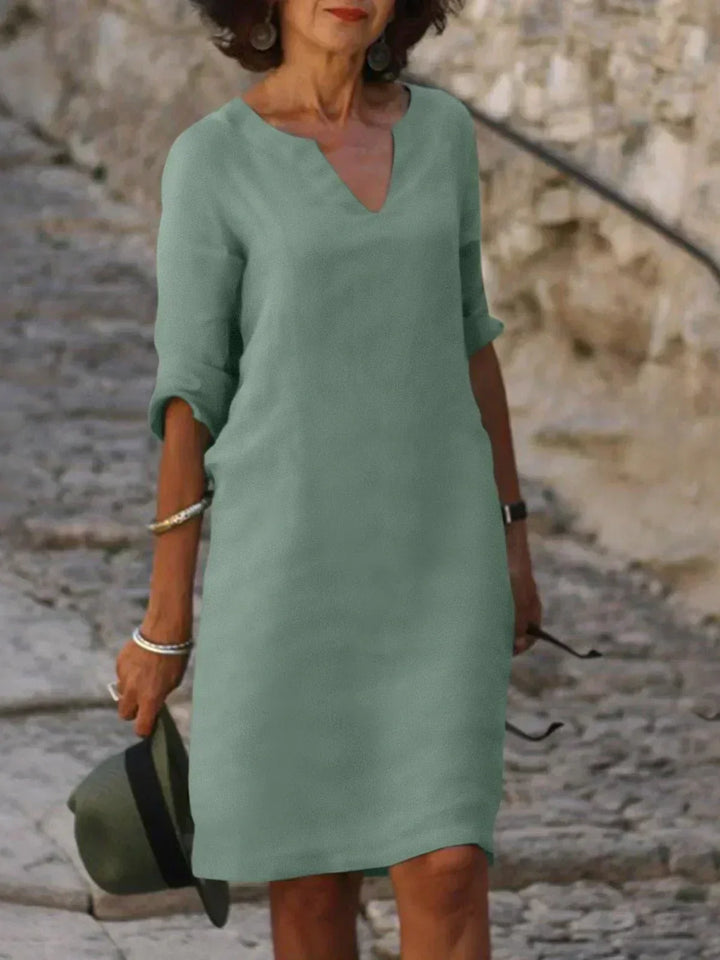 Beatrice™ - Elegante vestito Beatrice con scollatura a V rialzata