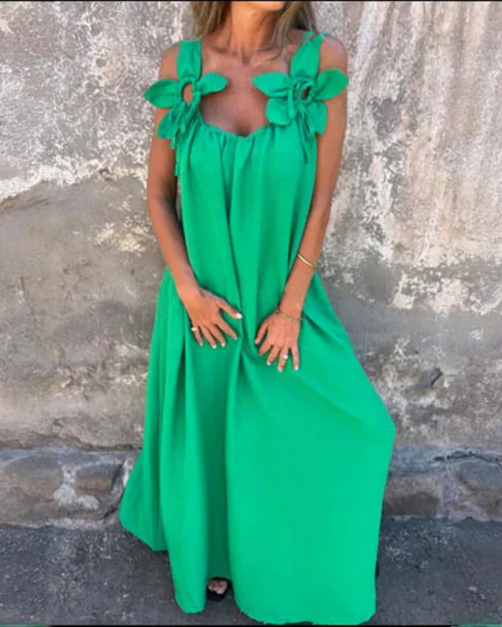Saskia™ - Abito Maxy a Fiori
